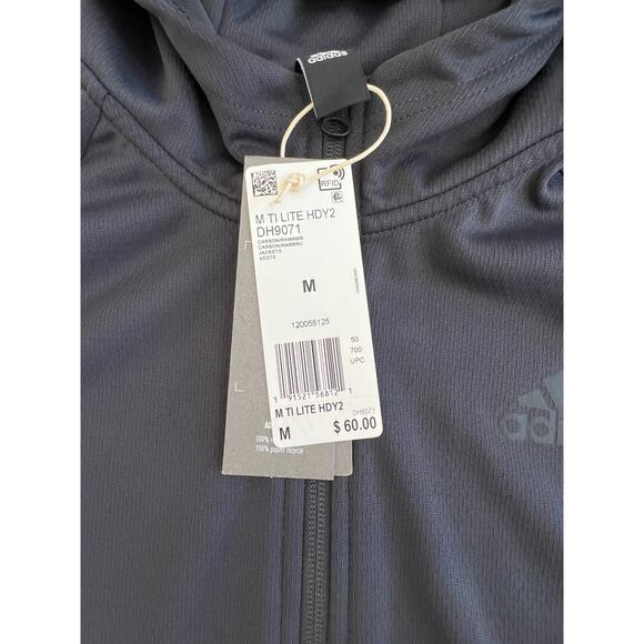 Adidas Men's Athletics Team Issue Full-Zip Fleece Hoodie Ti Lite Hoody2 DH9071 M - Picture 4 of 8